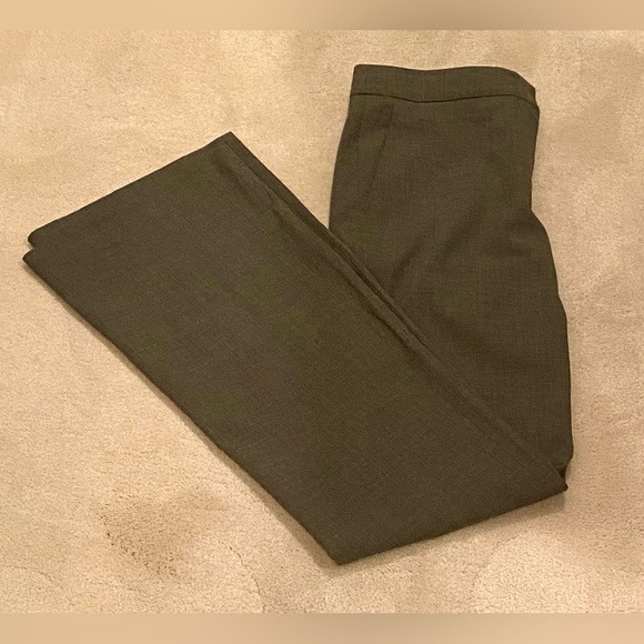 NWT BCBGMAXAZRIA Slim Flare Wool Blend Dress Pants - Picture 9 of 16